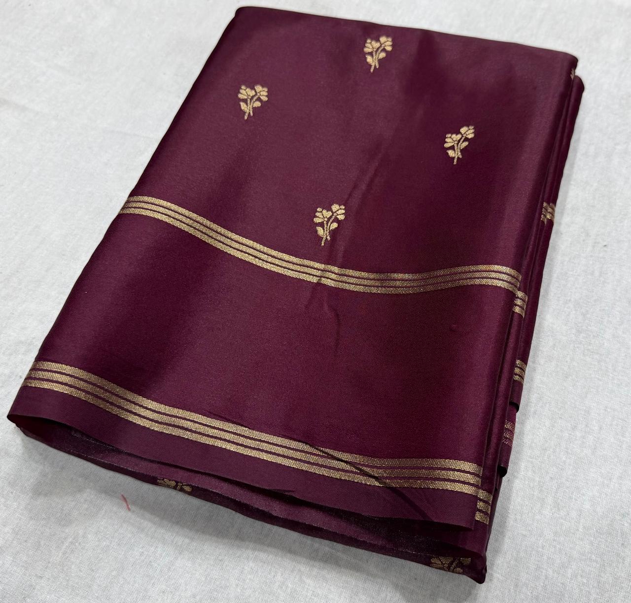 š« Premium Gajji Silk Saree with Bentex Border