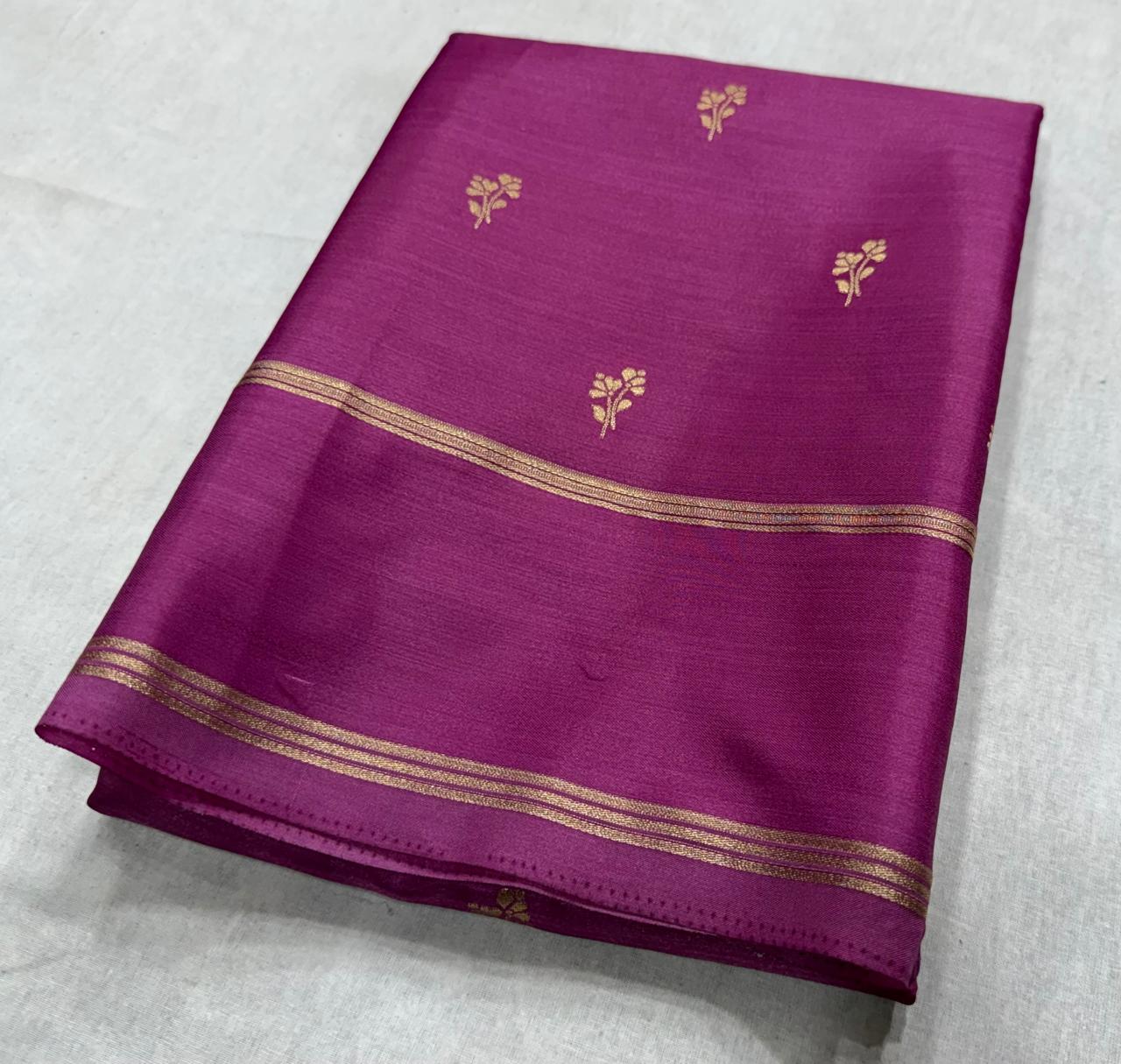 š« Premium Gajji Silk Saree with Bentex Border