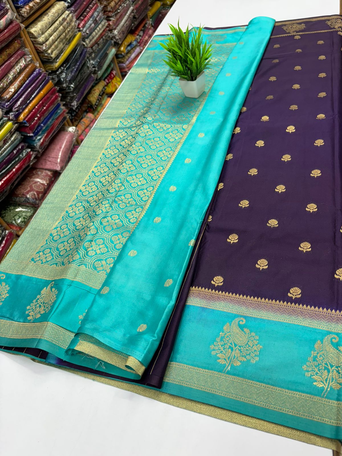 Premium Banarasi Crepe Silk Saree