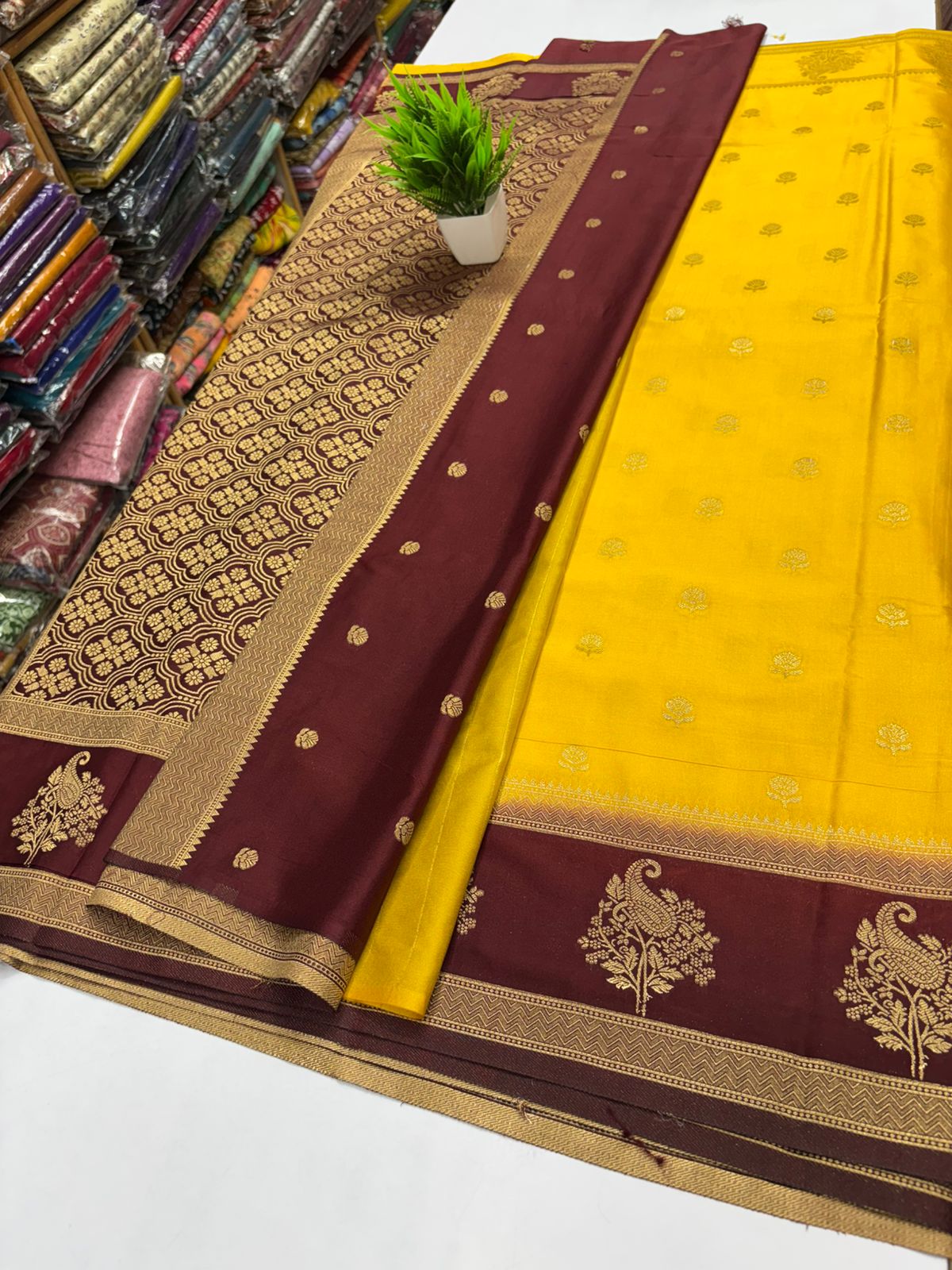 Premium Banarasi Crepe Silk Saree