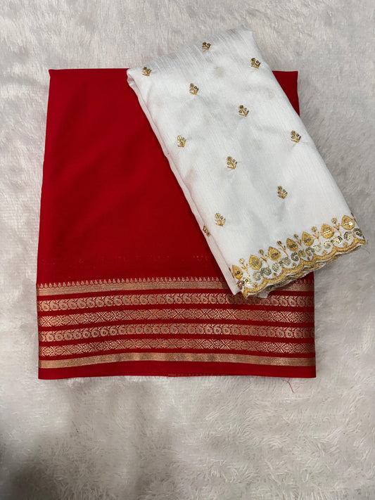 Mysore silk crepe