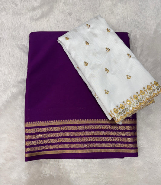 Mysore silk crepe