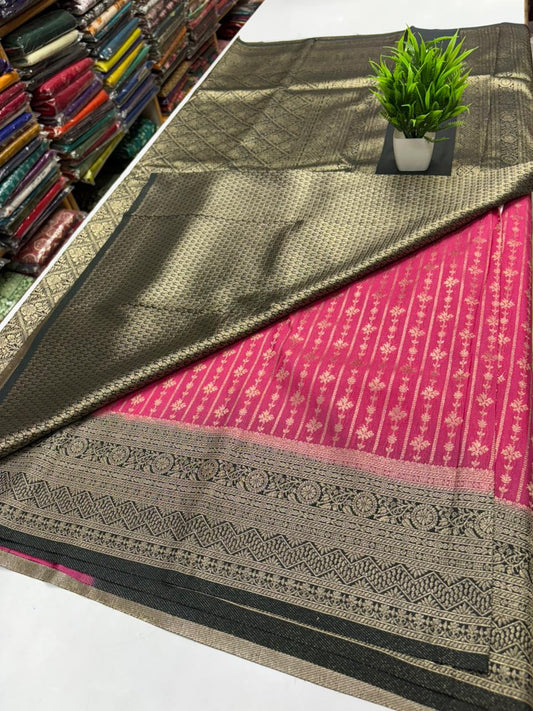 ✨ Premium Banarasi Georgette Silk Saree ✨