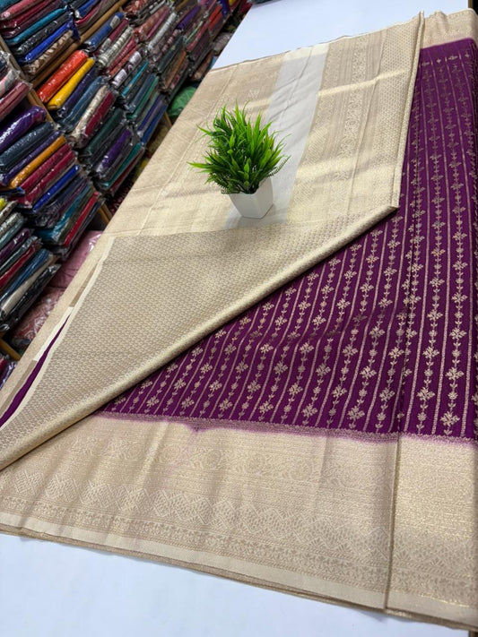 ✨ Premium Banarasi Georgette Silk Saree ✨
