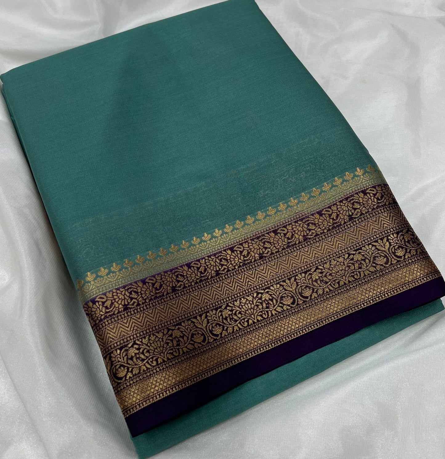 Exclusive Mysore Crepe Silk Saree with Chit Pallu – Premium Color Range