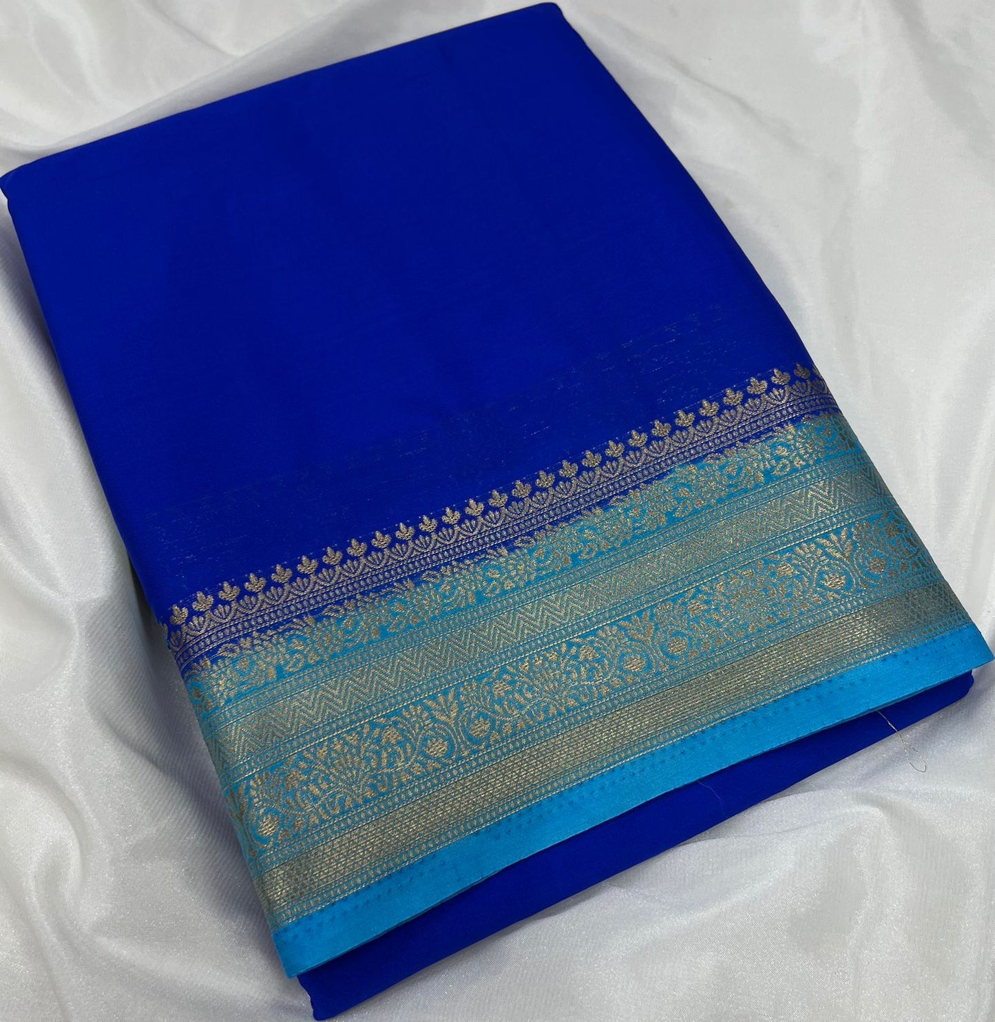 Exclusive Mysore Crepe Silk Saree with Chit Pallu – Premium Color Range