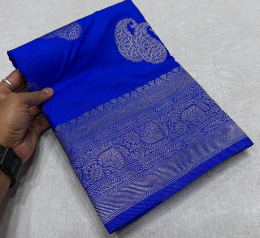 Premium Khaddi Georgette Self Design Sarees