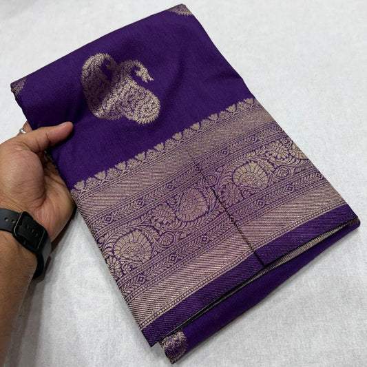Premium Khaddi Georgette Self Design Sarees
