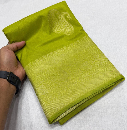 Premium Khaddi Georgette Self Design Sarees