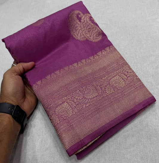 Premium Khaddi Georgette Self Design Sarees
