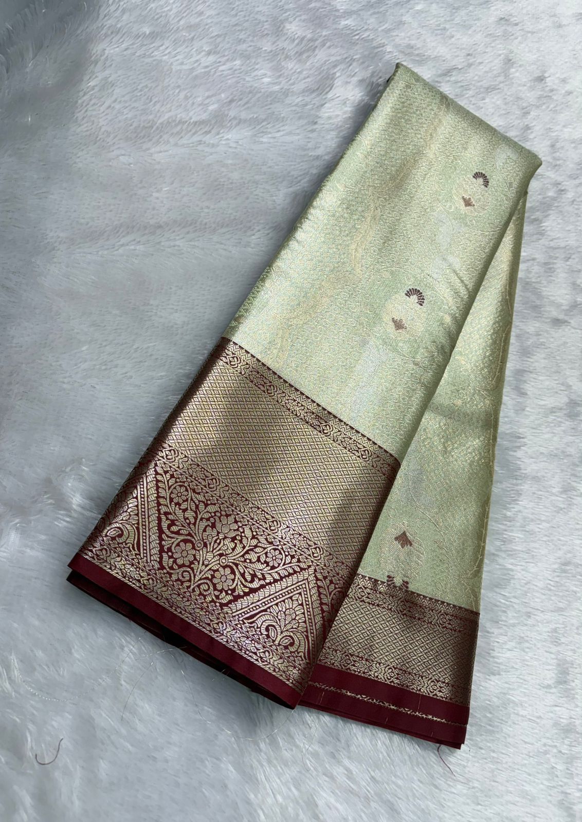 Premium Semi Kanchi Tissue Silk Saree