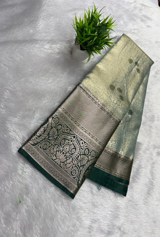 Premium Semi Kanchi Tissue Silk Saree