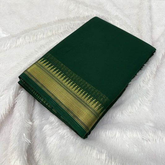 Premium Georgette Silk Saree – Self Colour Collection