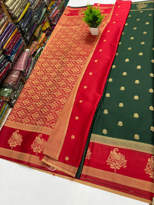 Premium Banarasi Crepe Silk Saree