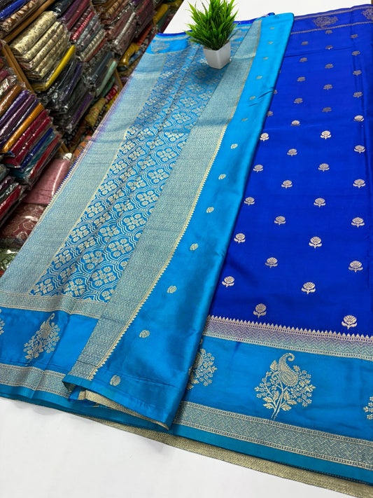 Premium Banarasi Crepe Silk Saree