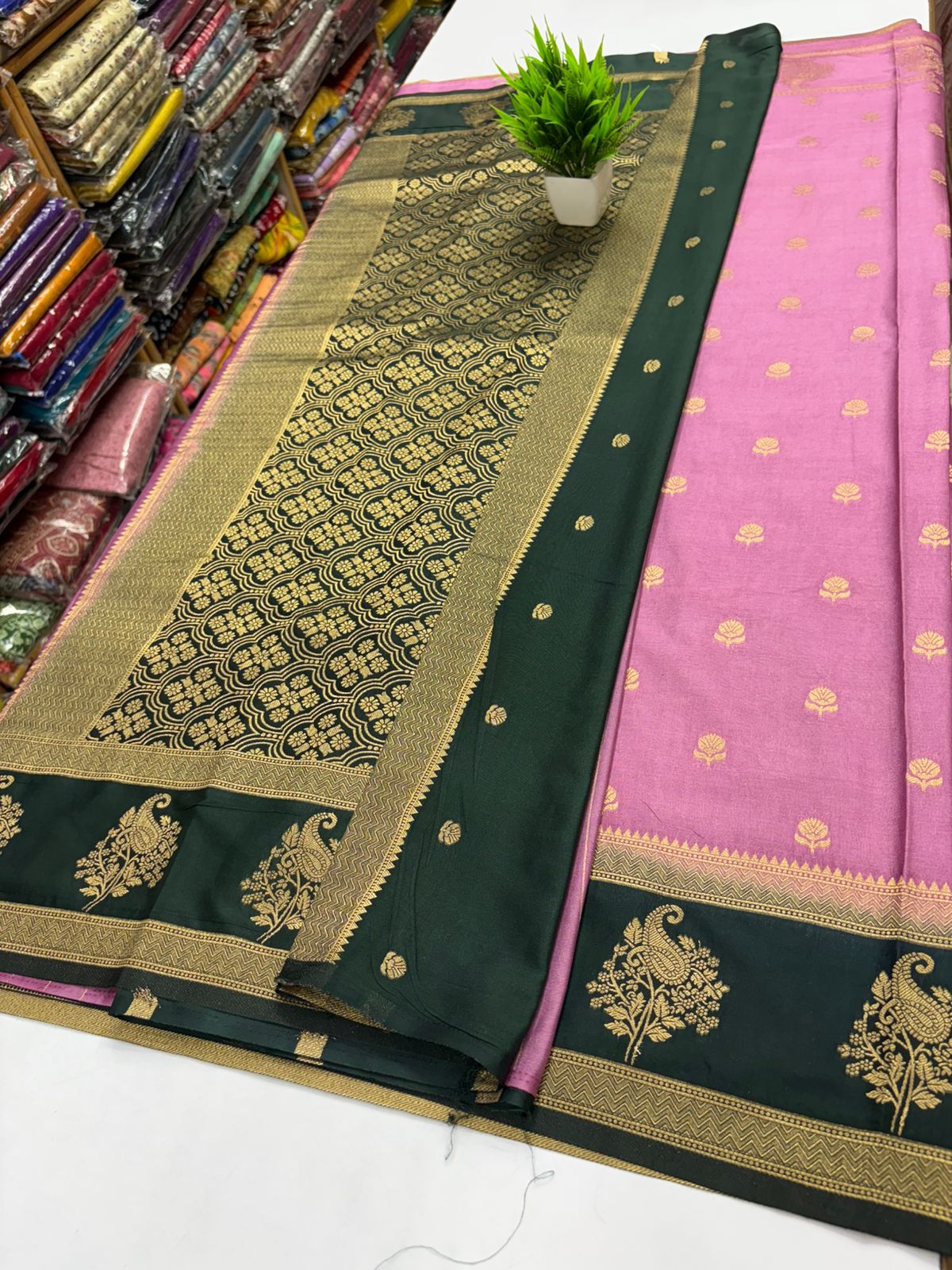 Premium Banarasi Crepe Silk Saree