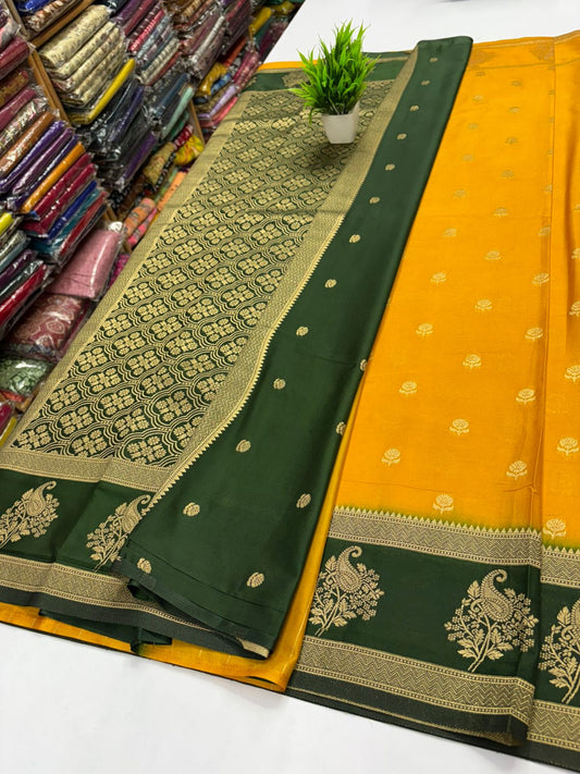 Premium Banarasi Crepe Silk Saree