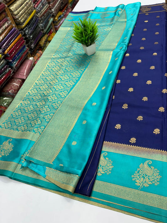 Premium Banarasi Crepe Silk Saree